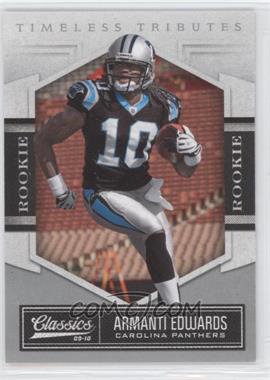 2010 Panini Classics - [Base] - Timeless Tributes Silver #108 - Rookie - Armanti Edwards /100