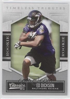 2010 Panini Classics - [Base] - Timeless Tributes Silver #137 - Rookie - Ed Dickson /100