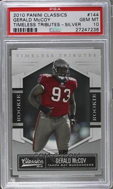 2010 Panini Classics - [Base] - Timeless Tributes Silver #144 - Rookie - Gerald McCoy /100 [PSA 10 GEM MT]