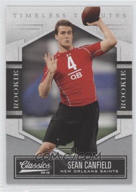 2010 Panini Classics - [Base] - Timeless Tributes Silver #187 - Rookie - Sean Canfield /100
