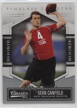 2010 Panini Classics - [Base] - Timeless Tributes Silver #187 - Rookie - Sean Canfield /100