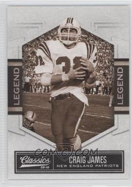 2010 Panini Classics - [Base] #209 - Legend - Craig James /999