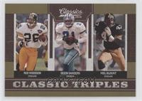 Rod Woodson, Deion Sanders, Mel Blount #/100