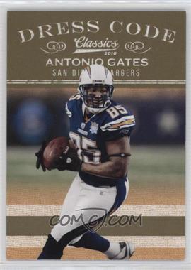 2010 Panini Classics - Dress Code - Gold #18 - Antonio Gates /100