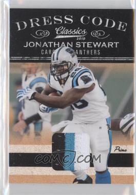 2010 Panini Classics - Dress Code - Jerseys Prime #3 - Jonathan Stewart /50