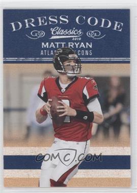 2010 Panini Classics - Dress Code #12 - Matt Ryan