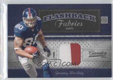 2010 Panini Classics - Flashback Fabrics - Prime #5 - Jeremy Shockey /200