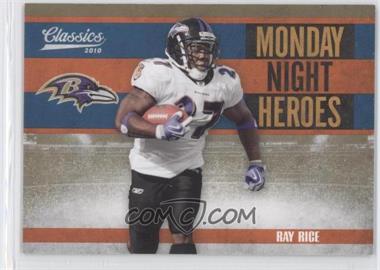 2010 Panini Classics - Monday Night Heroes - Gold #14 - Ray Rice /100