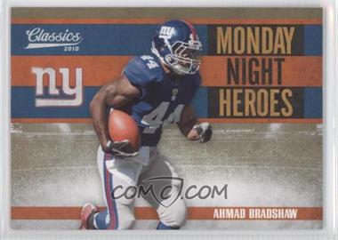 2010 Panini Classics - Monday Night Heroes - Gold #23 - Ahmad Bradshaw /100