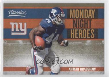 2010 Panini Classics - Monday Night Heroes - Gold #23 - Ahmad Bradshaw /100