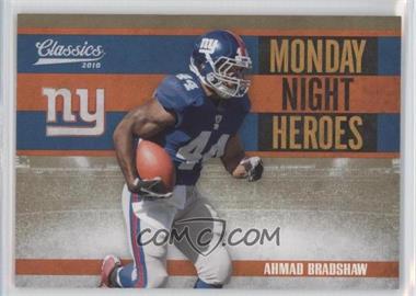 2010 Panini Classics - Monday Night Heroes - Gold #23 - Ahmad Bradshaw /100