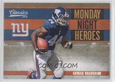 2010 Panini Classics - Monday Night Heroes - Gold #23 - Ahmad Bradshaw /100