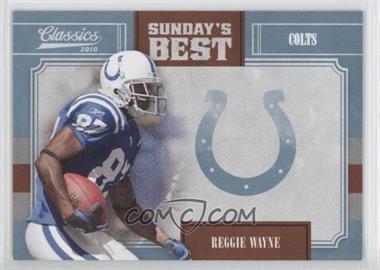 2010 Panini Classics - Sunday's Best - Platinum #21 - Reggie Wayne /25