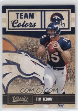 2010 Panini Classics - Team Colors #6 - Tim Tebow [EX to NM]