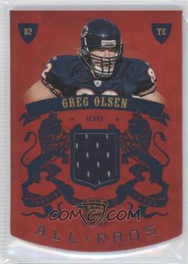 2010 Panini Crown Royale - All-Pros - Materials #21 - Greg Olsen /299