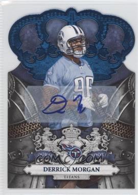 2010 Panini Crown Royale - [Base] - Blue Signatures #128 - Derrick Morgan /50