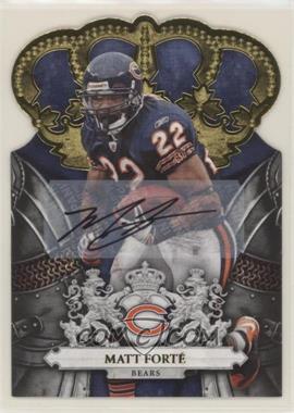 2010 Panini Crown Royale - [Base] - Gold Signatures #18 - Matt Forte /5