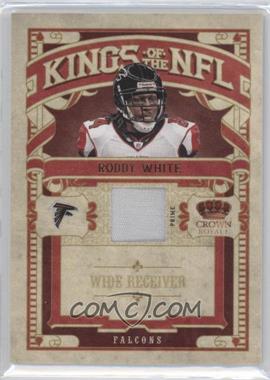 2010 Panini Crown Royale - Kings of the NFL - Materials Prime #22 - Roddy White /50