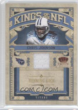 2010 Panini Crown Royale - Kings of the NFL - Materials #7 - Chris Johnson /299