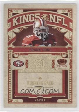 2010 Panini Crown Royale - Kings of the NFL #8 - Frank Gore