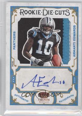 2010 Panini Crown Royale - RPS Rookie Die-Cuts Materials Signatures - Prime #2 - Armanti Edwards /10