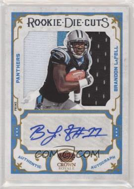 2010 Panini Crown Royale - RPS Rookie Die-Cuts Materials Signatures - Prime #5 - Brandon LaFell /10