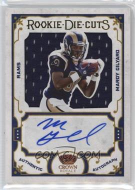 2010 Panini Crown Royale - RPS Rookie Die-Cuts Materials Signatures #24 - Mardy Gilyard /50