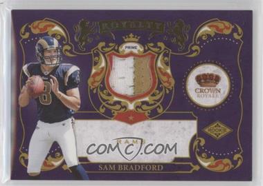 2010 Panini Crown Royale - Rookie Royalty - Materials Prime #20 - Sam Bradford /50