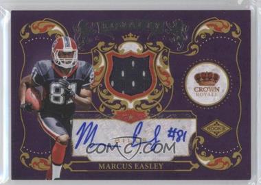 2010 Panini Crown Royale - Rookie Royalty - Materials Signatures #28 - Marcus Easley /50