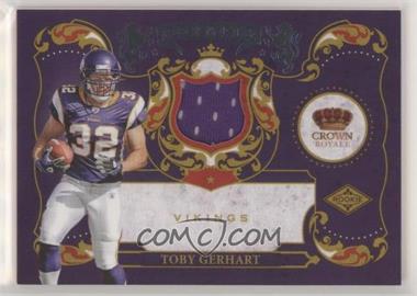 2010 Panini Crown Royale - Rookie Royalty - Materials #3 - Toby Gerhart /299