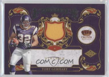 2010 Panini Crown Royale - Rookie Royalty - Materials #3 - Toby Gerhart /299