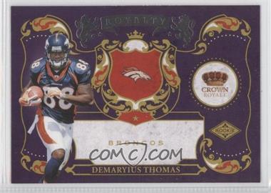 2010 Panini Crown Royale - Rookie Royalty #23 - Demaryius Thomas