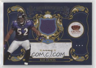 2010 Panini Crown Royale - Royalty - Materials #13 - Ray Lewis /299