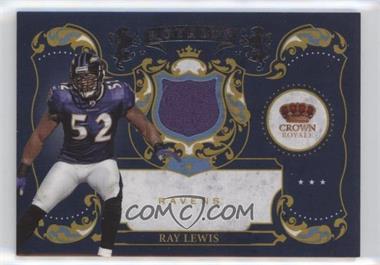 2010 Panini Crown Royale - Royalty - Materials #13 - Ray Lewis /299