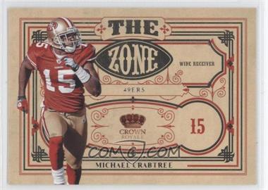 2010 Panini Crown Royale - The Zone #14 - Michael Crabtree
