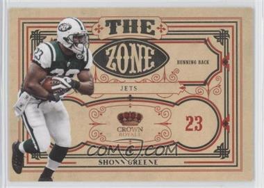 2010 Panini Crown Royale - The Zone #17 - Shonn Greene