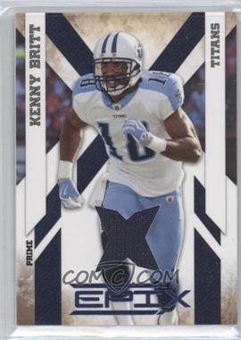 2010 Panini Epix - [Base] - Materials Prime #96 - Kenny Britt /50