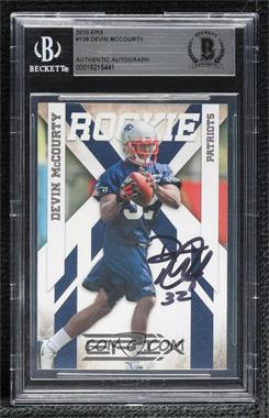 2010 Panini Epix - [Base] #128 - Rookie - Devin McCourty [BAS BGS Authentic]