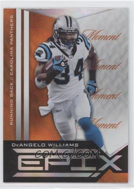 2010 Panini Epix - Epix - Moment Orange #88 - DeAngelo Williams