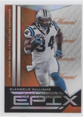 2010 Panini Epix - Epix - Moment Orange #88 - DeAngelo Williams