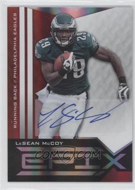 2010 Panini Epix - Epix - Red Signatures #15 - LeSean McCoy /10