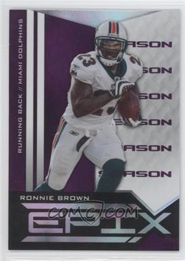 2010 Panini Epix - Epix - Season Purple #3 - Ronnie Brown