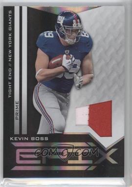 2010 Panini Epix - Epix - Threads Black Jerseys Prime #18 - Kevin Boss /50