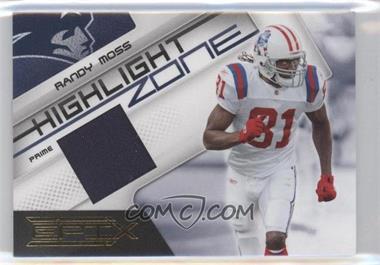 2010 Panini Epix - Highlight Zone - Materials Prime #5 - Randy Moss /50