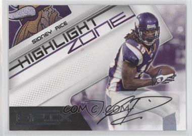 2010 Panini Epix - Highlight Zone - Signatures #9 - Sidney Rice /1