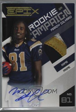 2010 Panini Epix - Rookie Campaign Materials - Prime Signatures #5 - Mardy Gilyard /25 [Noted]