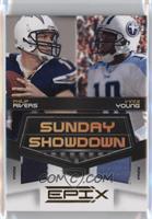 Vince Young, Philip Rivers #/50