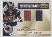 Rookie Gridiron Gems - Mardy Gilyard #/25