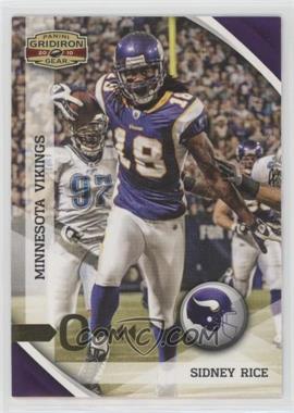 2010 Panini Gridiron Gear - [Base] - Gold O's #83 - Sidney Rice /100