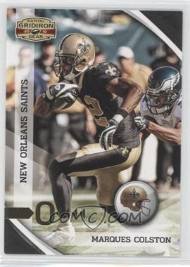 2010 Panini Gridiron Gear - [Base] - Gold O's #92 - Marques Colston /100 [Noted]
